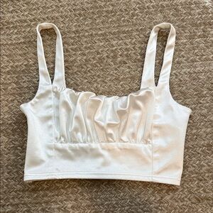 Adika Ivory Satin Top